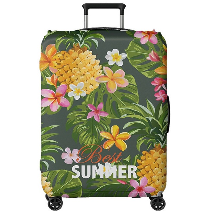 Husa elastica NINI pentru protectie Troler sau Valiza, Marimea L ajustabila, model Best Summer AK4817