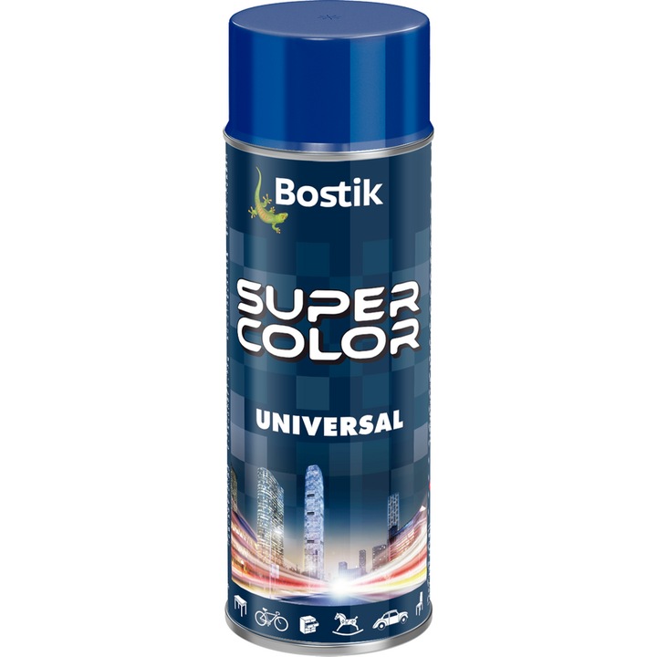 Spray festék Bostik Color Universal, RAL 5005 belső/külső jelzőkék, 400 ml