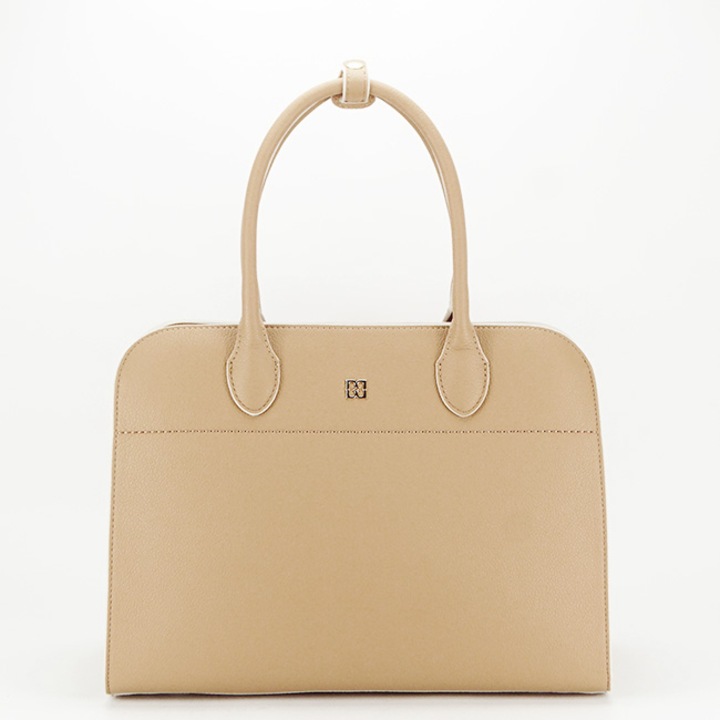 Diana&Co Луксозна чанта LJX3559-3 17, Тъмнобежово, 23х31х14