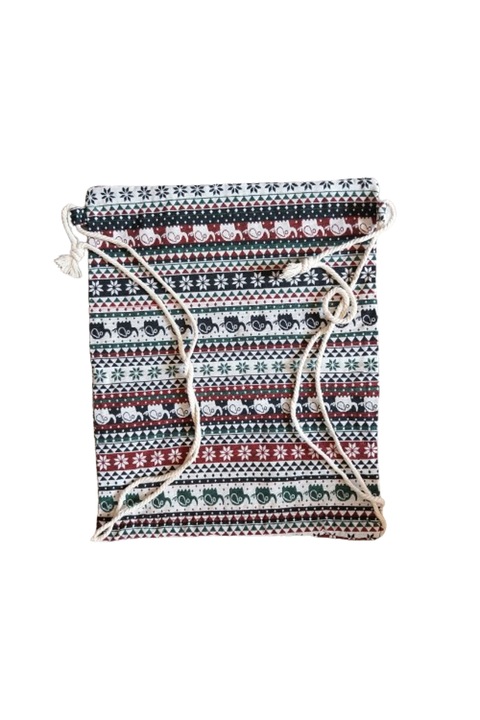 Zsinóros hátizsák, többszínű, 43x34 cm