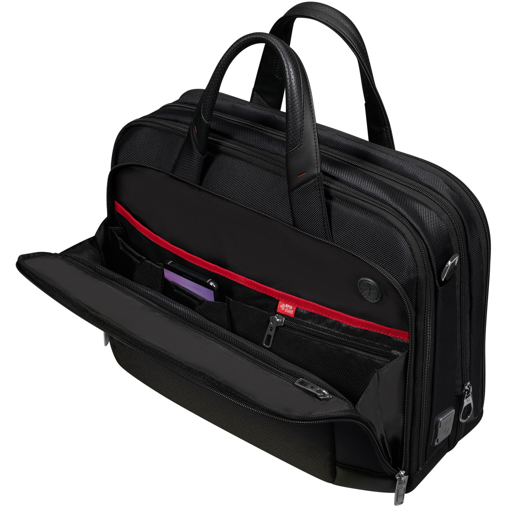 Geanta laptop Samsonite PRO-DLX 6, 15.6" Exp, Negru