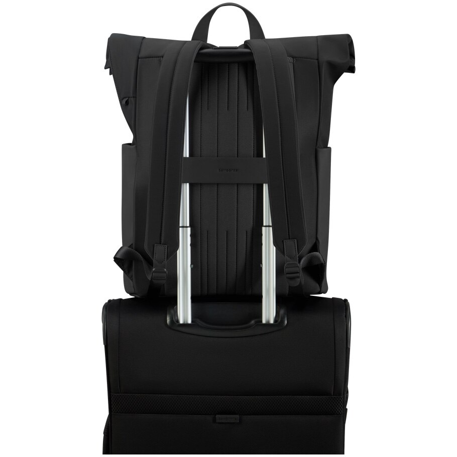 Rucsac laptop Rolltop Samsonite 4PACK, 15.6", Negru