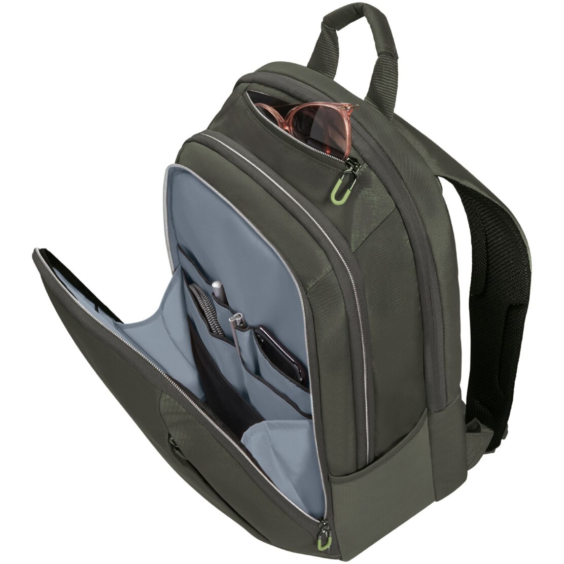 Rucsac laptop Samsonite GUARDIT CLASSY, 15.6", Gunmetal Verde