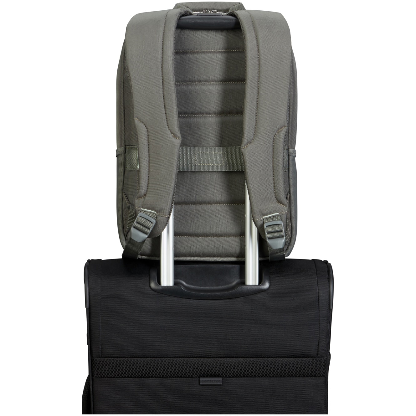 Rucsac laptop Samsonite GUARDIT CLASSY, 14.1", 2 manere, Gunmetal Verde