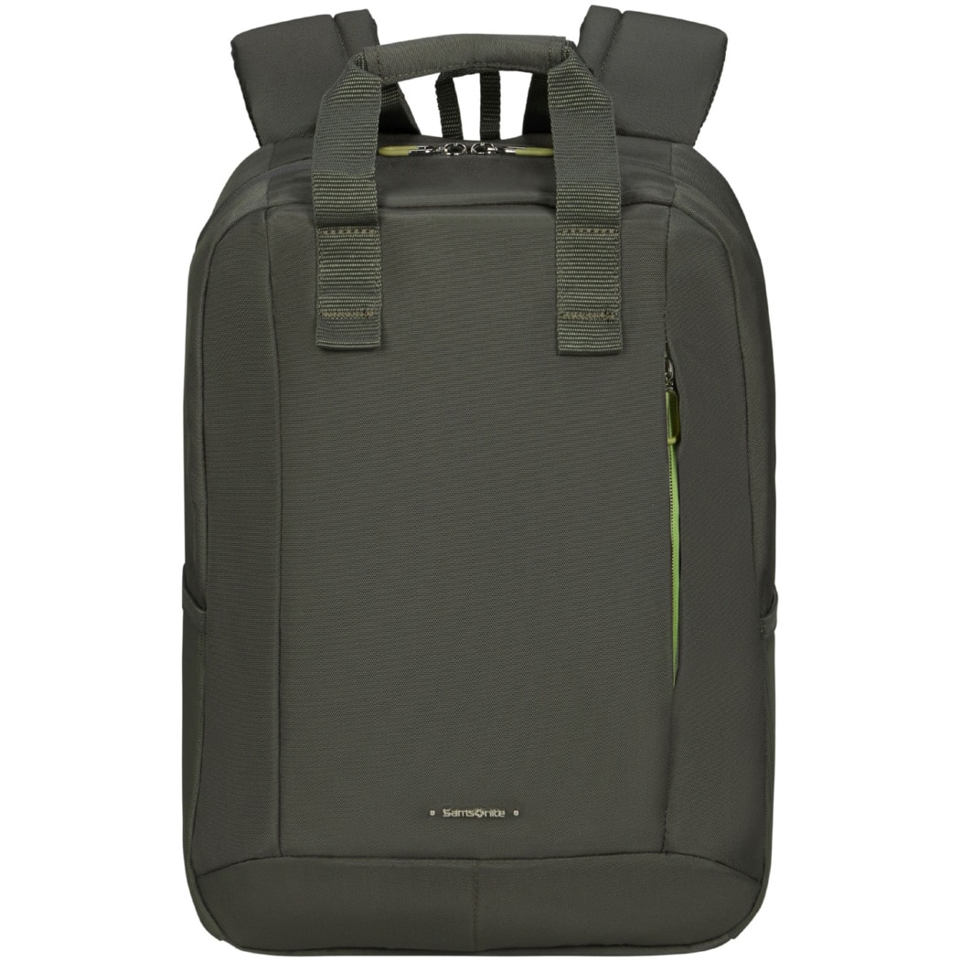 Rucsac laptop Samsonite GUARDIT CLASSY, 14.1", 2 manere, Gunmetal Verde