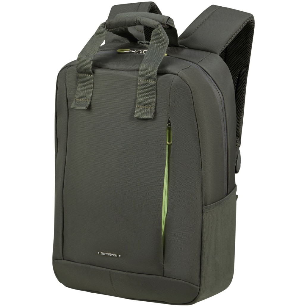 Rucsac laptop Samsonite GUARDIT CLASSY, 14.1", 2 manere, Gunmetal Verde