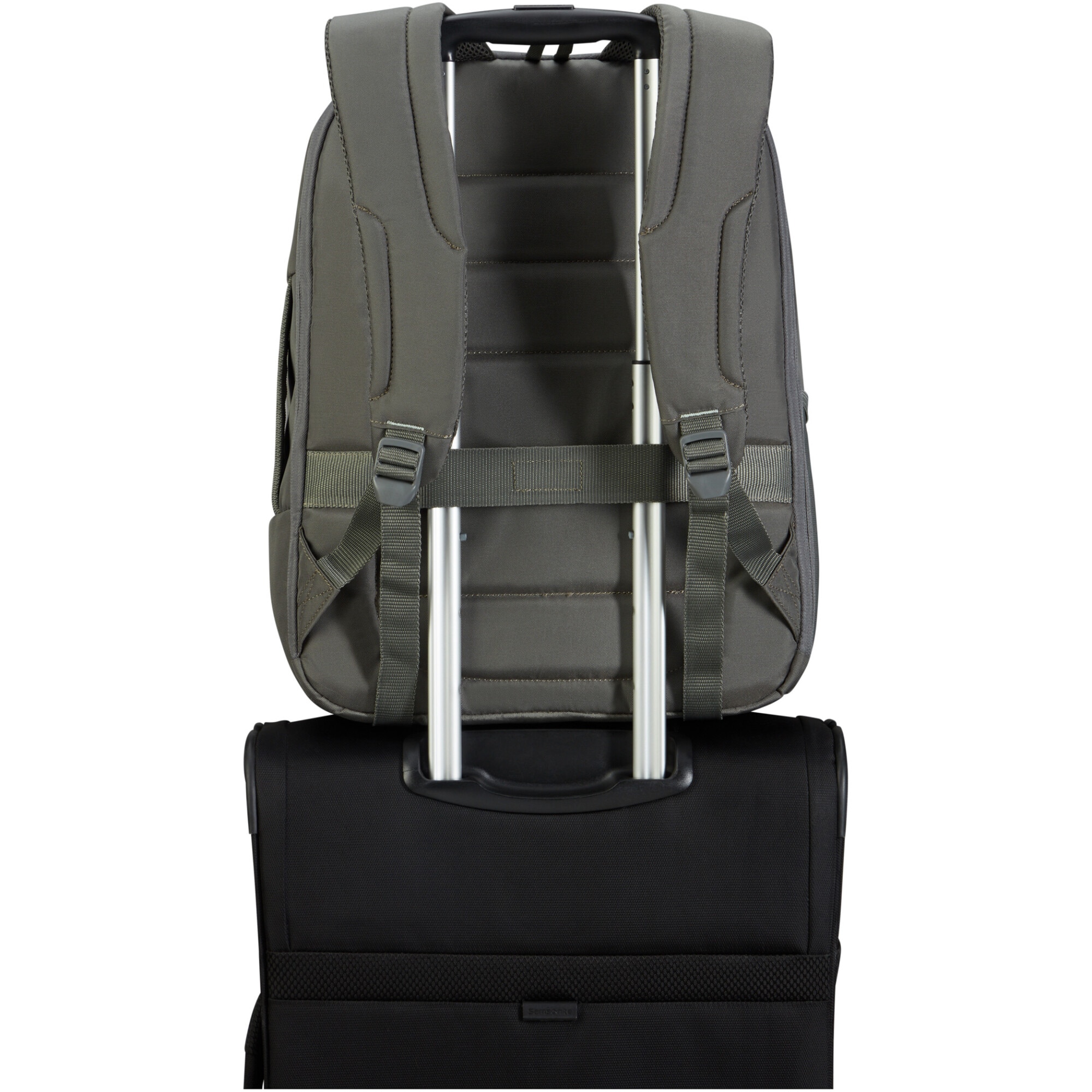 Rucsac laptop Samsonite GUARDIT CLASSY underseater M, 15.6", Gunmetal Verde