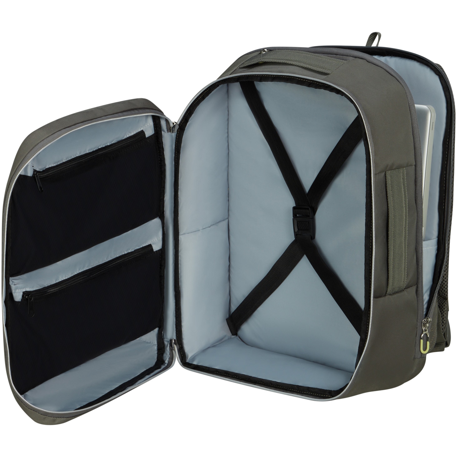 Rucsac laptop Samsonite GUARDIT CLASSY underseater M, 15.6", Gunmetal Verde