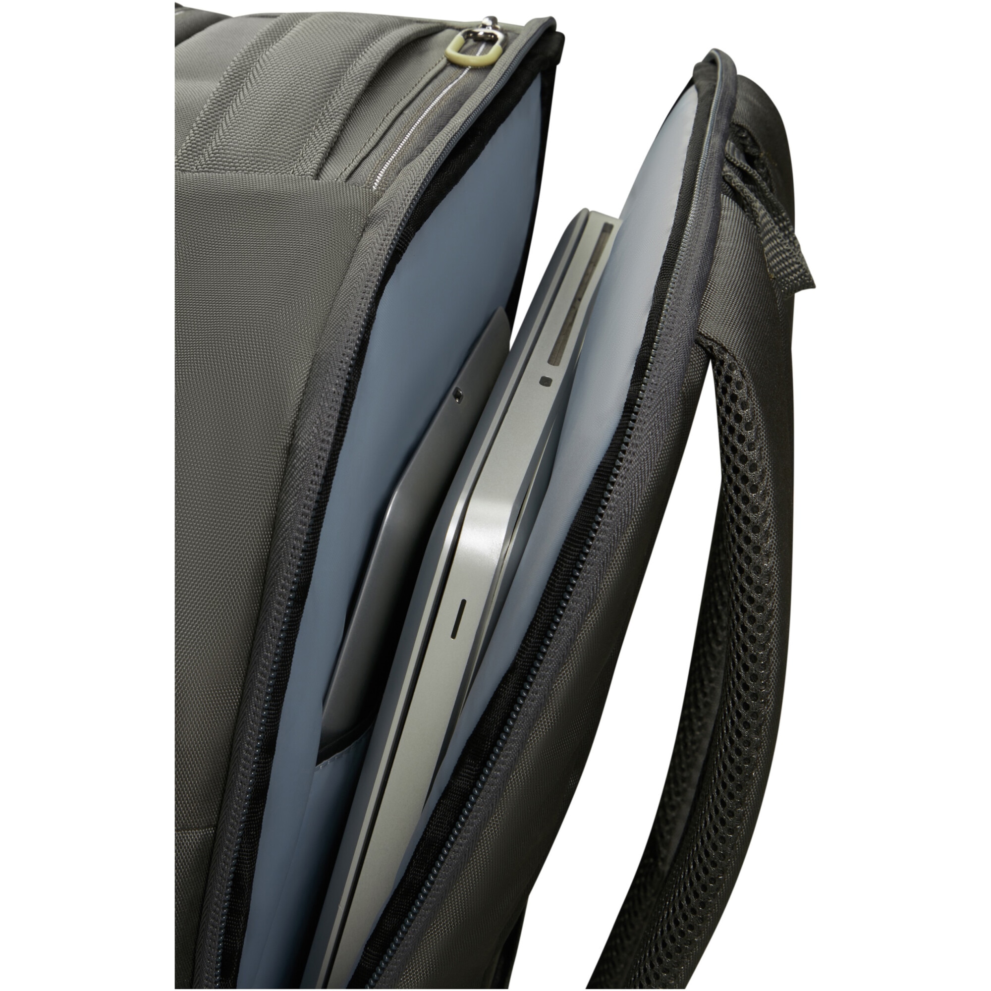 Rucsac laptop Samsonite GUARDIT CLASSY underseater M, 15.6", Gunmetal Verde