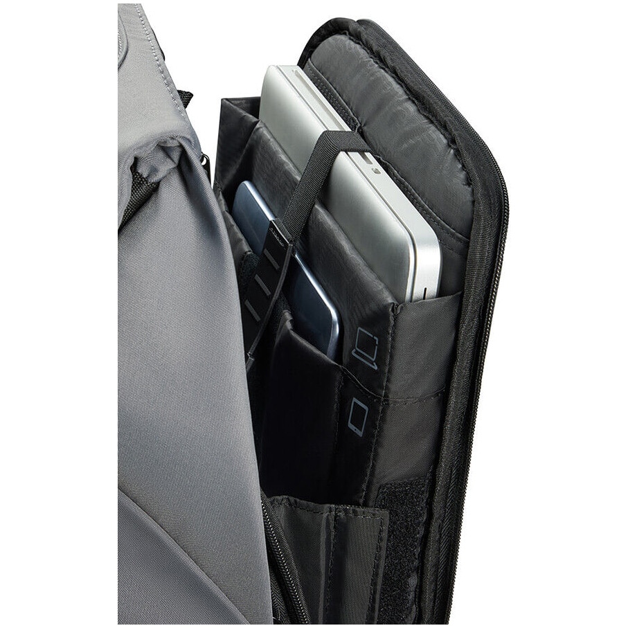 Rucsac laptop Samsonite SECURIPAK 2.0, 15.6", Gri