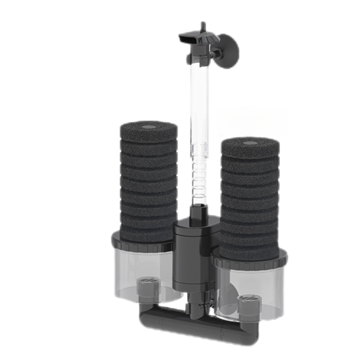 Filtru intern acvariu SunSun JF-80B, negru, 1 x Cutie pentru accesorii