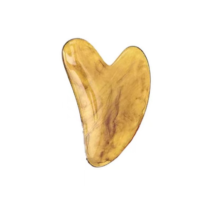 Масажор Gua Sha във формата на сърце, за лице/шия