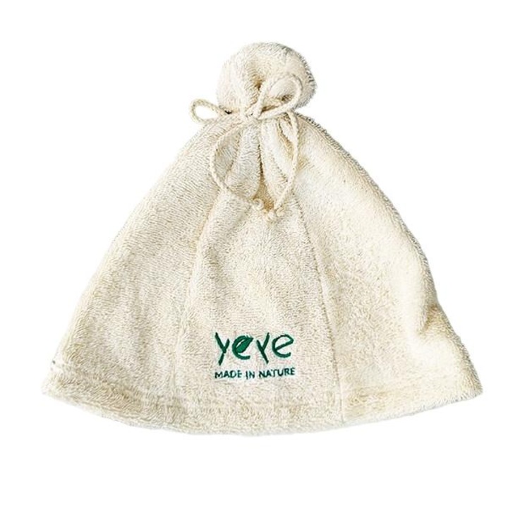 Palarie sauna YEYE Made In Nature, bumbac 100% OEKO-TEX, ecru, L
