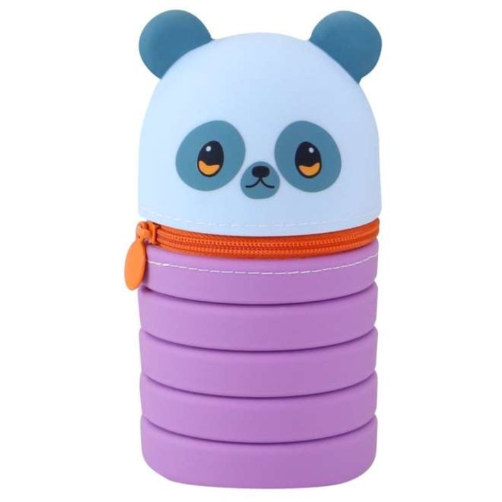 Кръгъл калъф за моливи Bangberry, прибиращ се, Pally Panda, Santoro