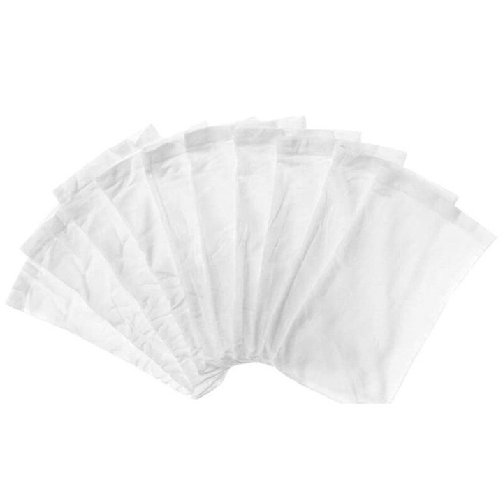 Комплект от 30 филтъра за скимер Rqiurpn, найлонови, за многократна употреба, бял