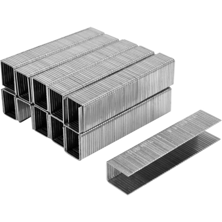 Set 1000 capse pentru tapiterie Yato, Otel, 1.2x10.6 mm