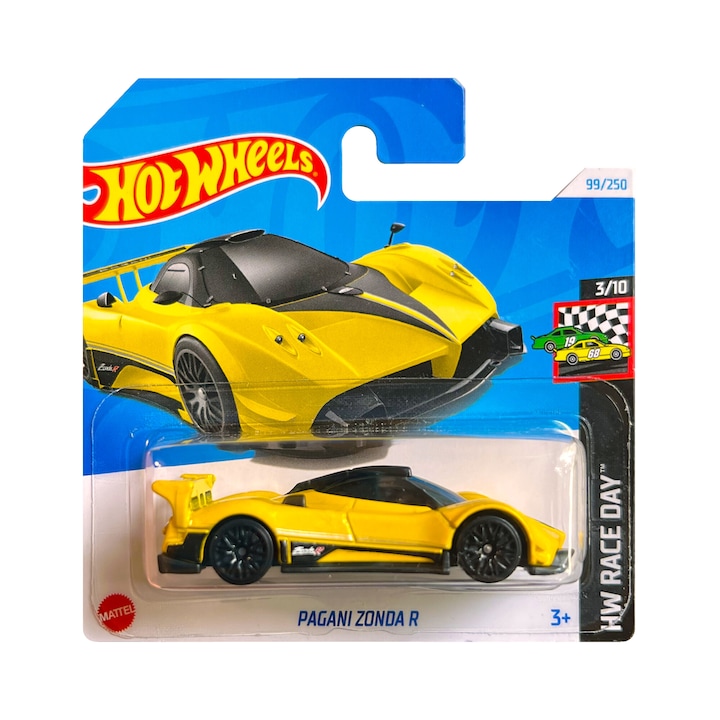 ΠΠ΅ΡΠ°Π»Π½Π° ΠΊΠΎΠ»Π° Hot Wheels, Pagani Zonda R, 1:64, ΠΆΡΠ»ΡΠΎ