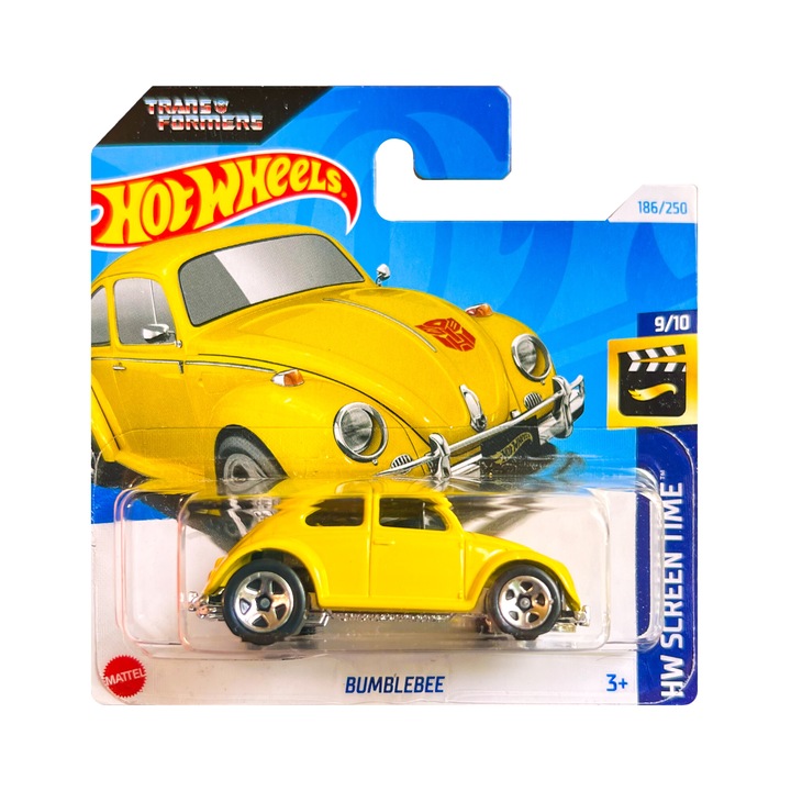 Masinuta metalica Hot Wheels, Bumblebee, 1:64, Galben
