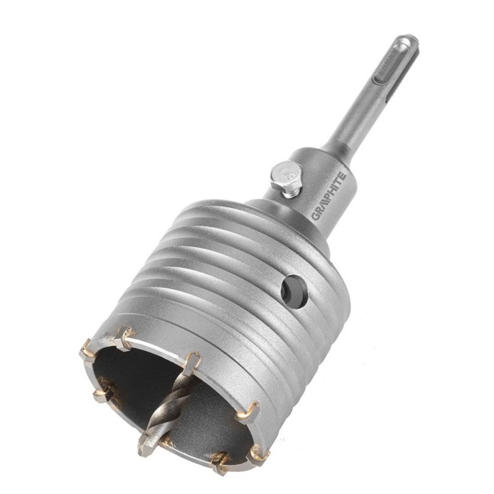 Carota diamantata de 65 mm widia cu adaptor SDS+ si burghiu pilot