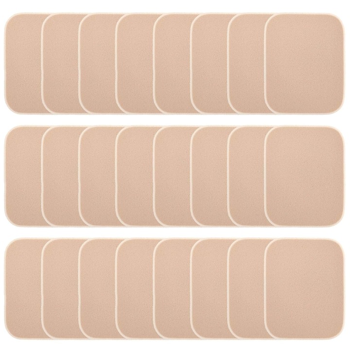 Set 25 Aplicatoare Machiaj Zeaicos, Multicolor, Solid