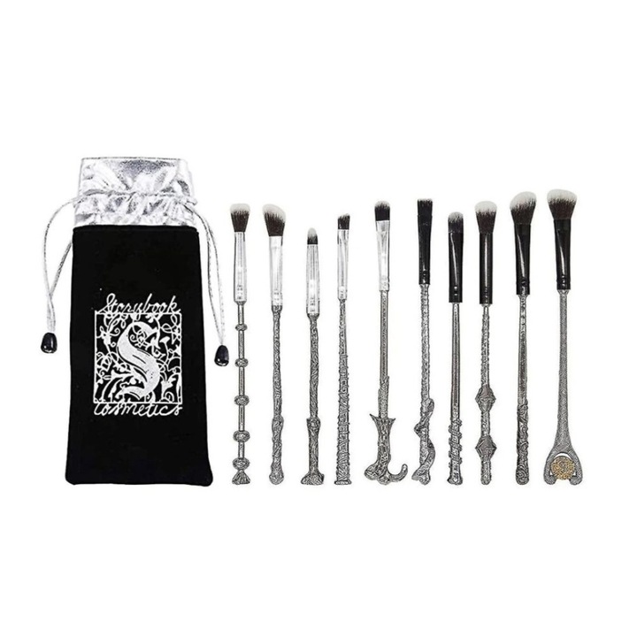 Set pensule machiaj Zeaicos, 10 piese, pentru fani anime, utilizare zilnica, decorativ, multicolor