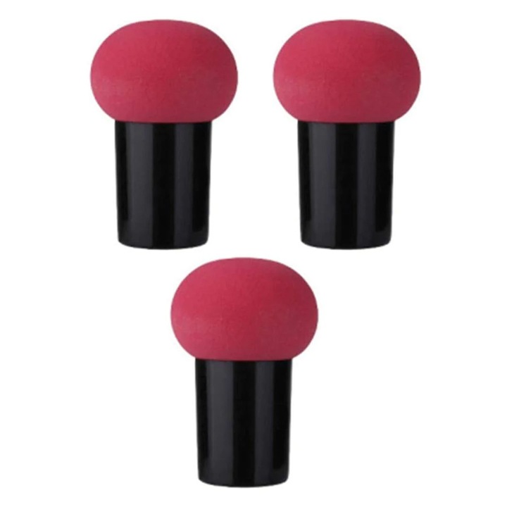 Enforose 3 darabos sminkapplikátor készlet, gomba típusú szivacs, száraz és nedves, többszínű