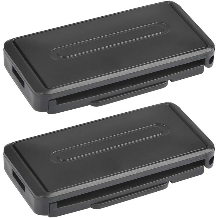 Set 2 Clame pentru Centura de Siguranta Auto, Plastic, 53mm