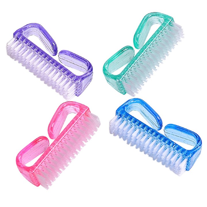 Perii pentru unghii set 4 multicolor 8.3x2.7x4cm