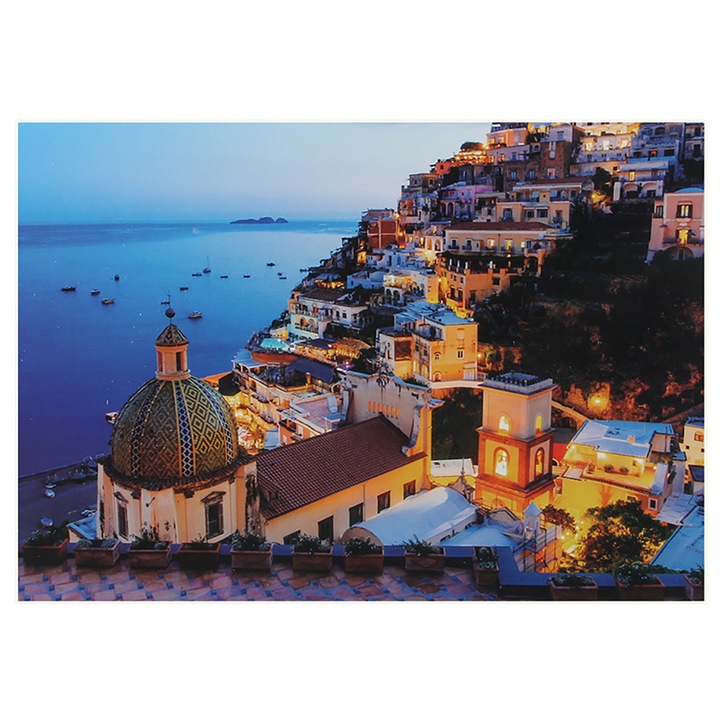 Комплект пъзели с пейзаж от 1000 части, семейна игра