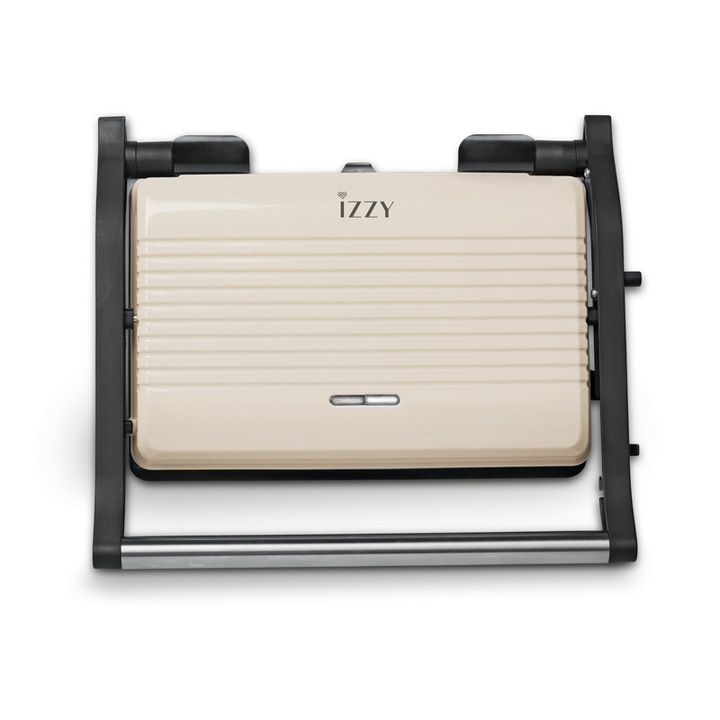 Aparat pentru sandvisuri Izzy, Panini VINTAGE CREME IZ-2025, 1000W, creme vintage