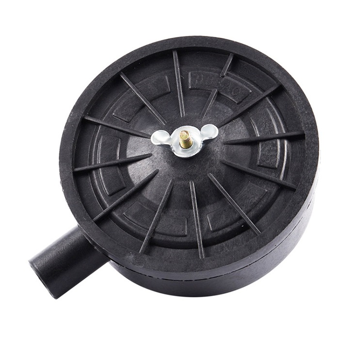 Filtru de esapament din plastic negru, filet de 20 mm, pentru compresor de aer