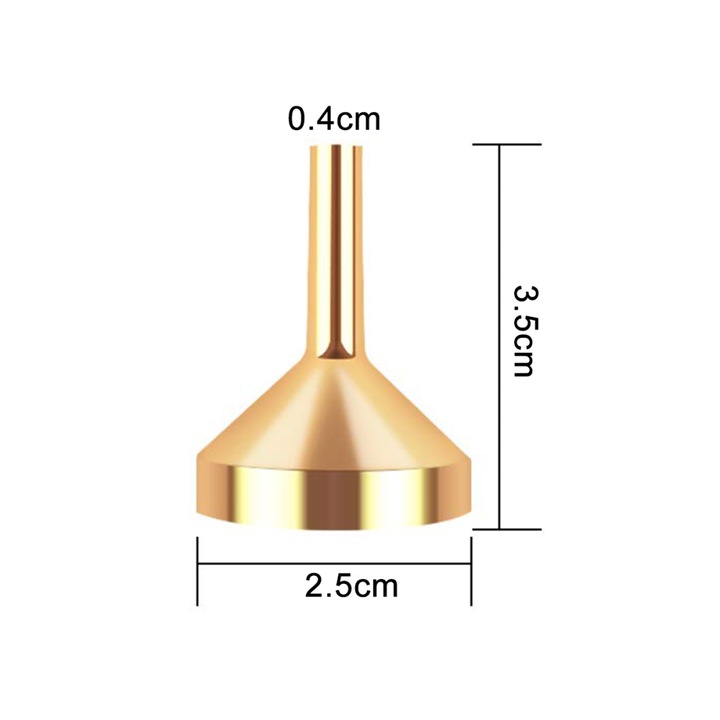 Комплект 4 фунии от неръждаема стомана AMRINUGL, Устойчиви на корозия, С лъскаво покритие, Широка приложимост