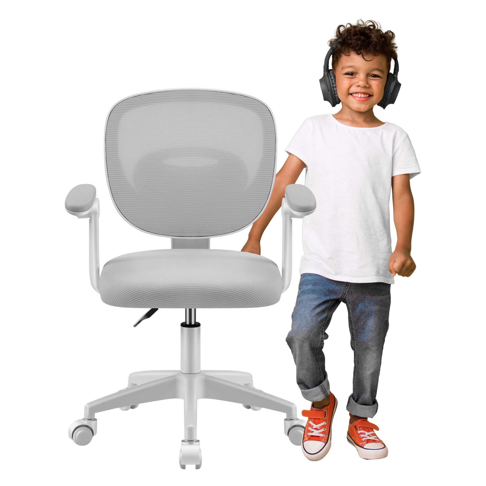 Scaun Pivotant Pentru Copii Mark Adler Junior 3.0 Grey