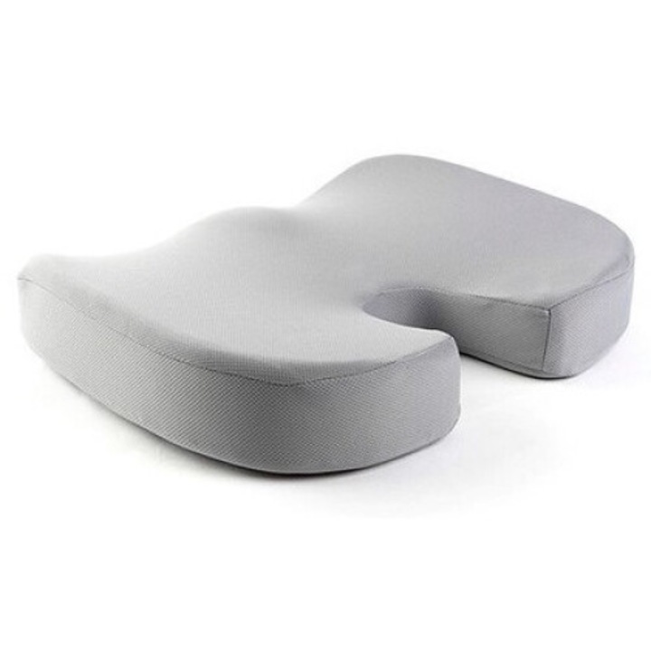 Perna ortopedica de scaun, U-shaped, spuma cu memorie, lavabila