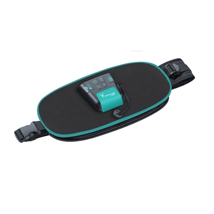 Масажор Beurer Antelope Corefit II, EMS колан 2 в 1, Черен