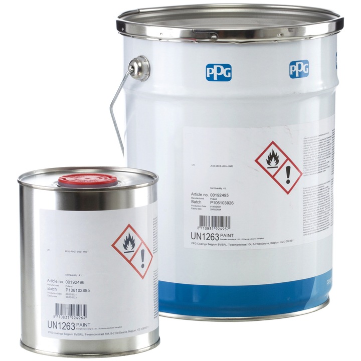 Set vopsea marina, PPG Sigma Coatings, anti-coroziune, la sasiu, 4l, Negru