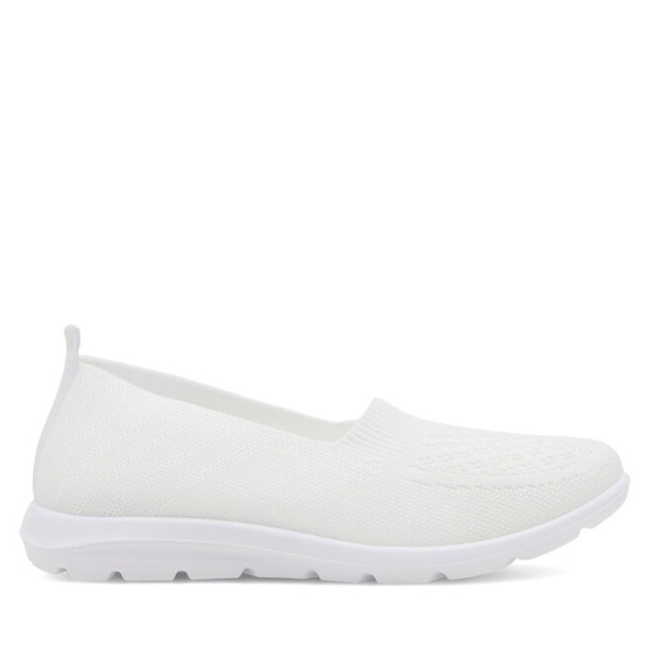 Pantofi sport dama, Jenny Fairy, Textil, Alb, Alb, 41