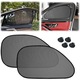 Set 2 parasolare auto, Caltucus Core®， protectie UV, pliabile, negru