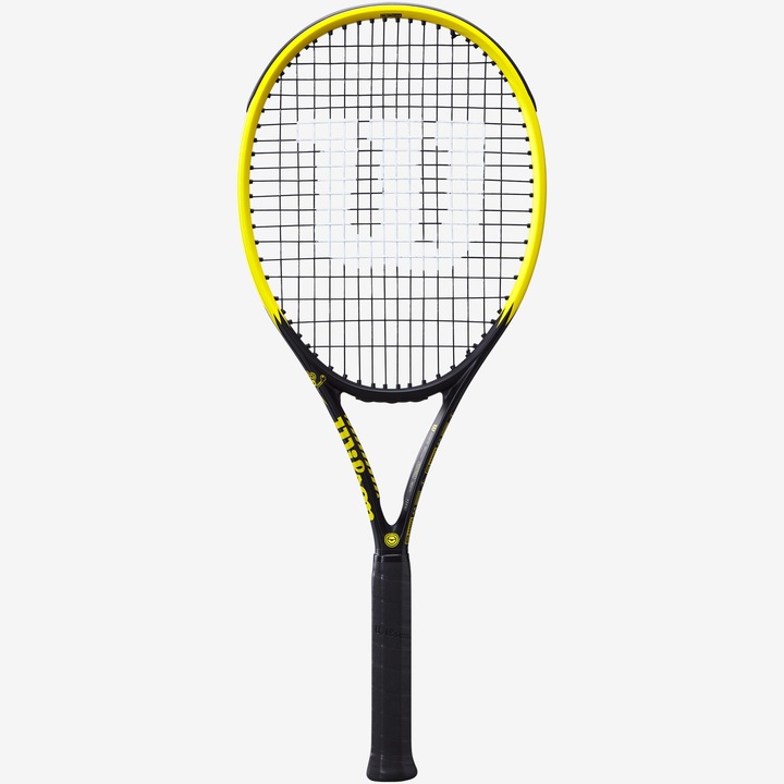 Racheta tenis camp Wilson Minions V3 Clash 100L V2.0 FRM, maner 2