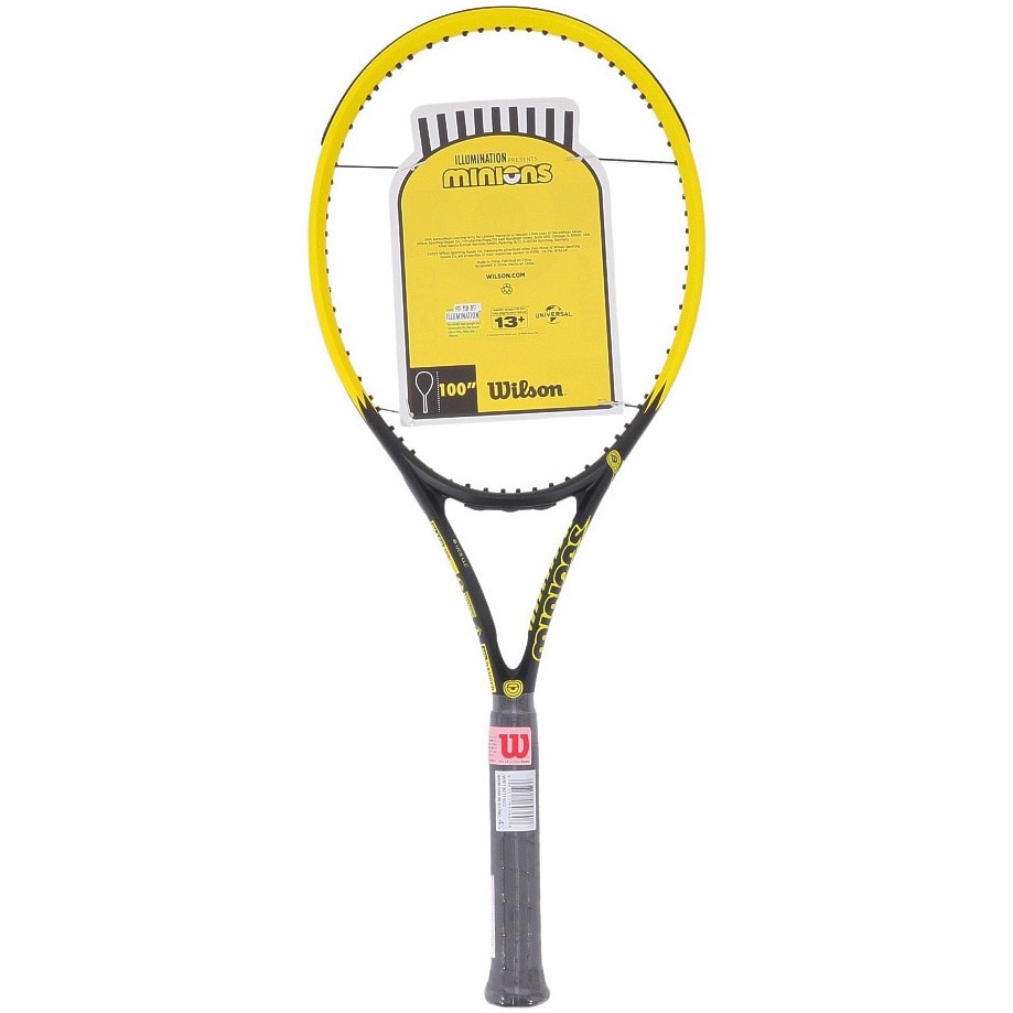 Racheta tenis camp Wilson Minions V3 Clash 100L V2.0 FRM, maner 2