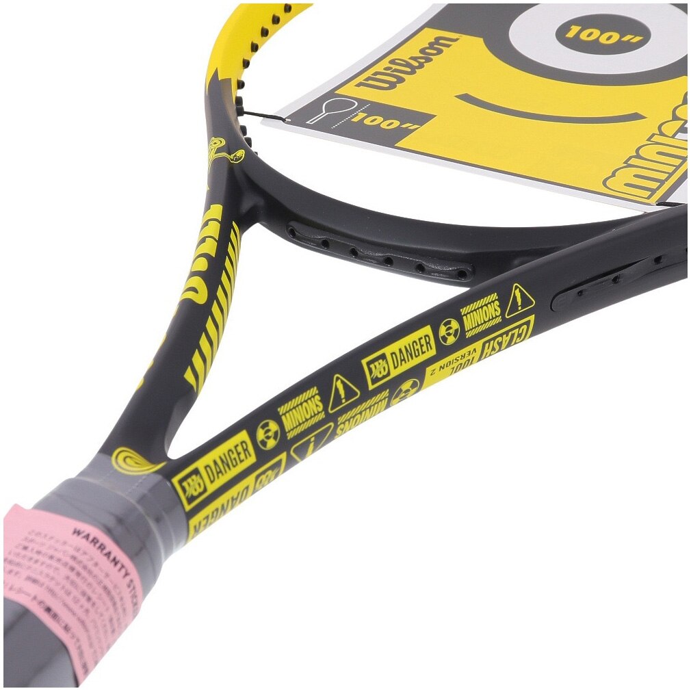 Racheta tenis camp Wilson Minions V3 Clash 100L V2.0 FRM, maner 2