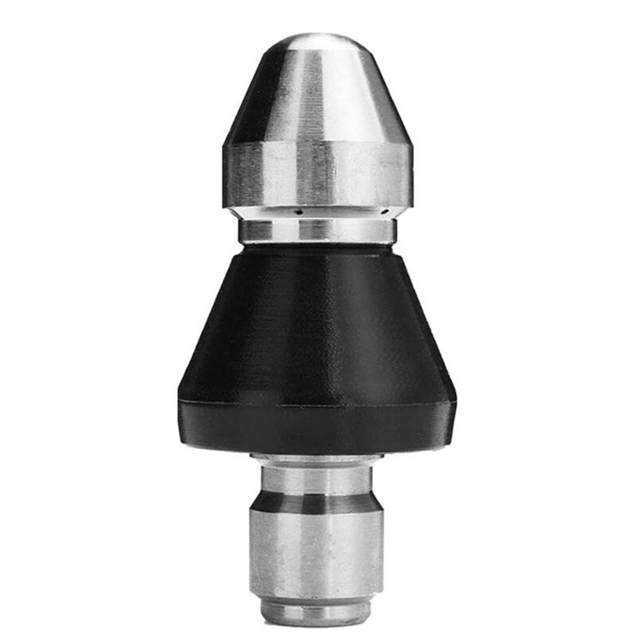 Duza de curatare canalizare Rqiurpn, inox, 5000 PSI, 1/4"