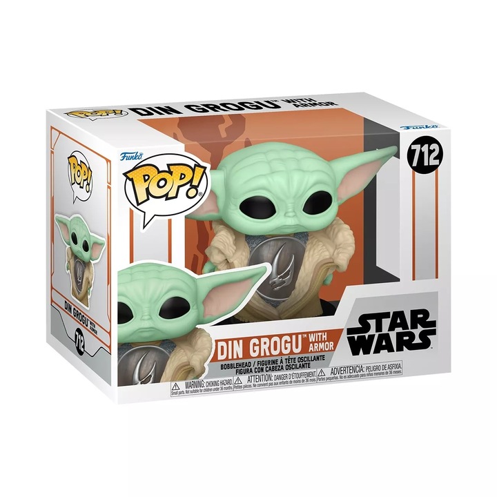 Фигурка Funko Pop! Междузвездни войни, От Грогу с броня (712), 9 см