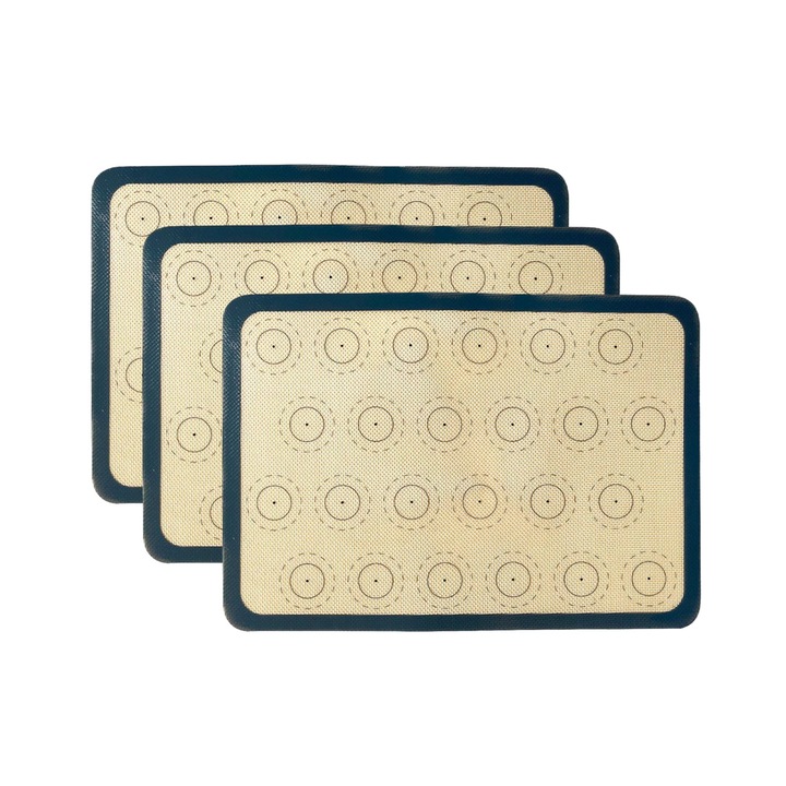 Set 3 covorase copt, QttvbTna, silicon, 42x29.5cm, multicolor