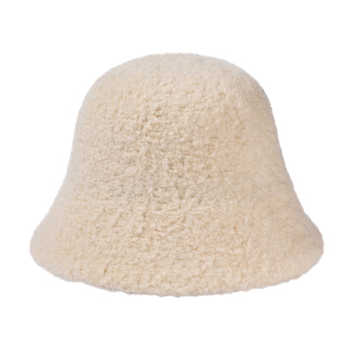 Női téli sapka, Amrinugl, Gyapjú, Bézs, 56-58cm