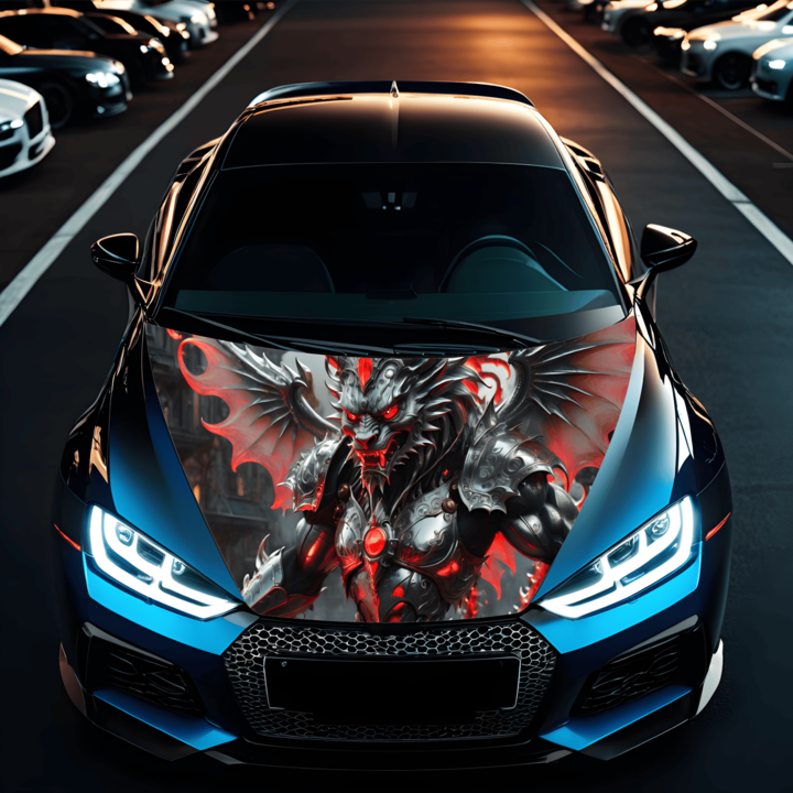 Folie Capota Auto Avex "Hood Art" rezistenta la intemperii, 165x120cm