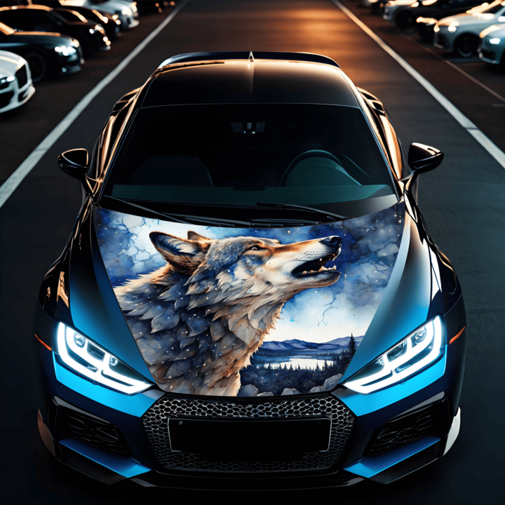 Фолио за автомобилен капак "hood Art" Exterior Resistance, размер M (165 X 120cm) - Код: Avx-capota-030m