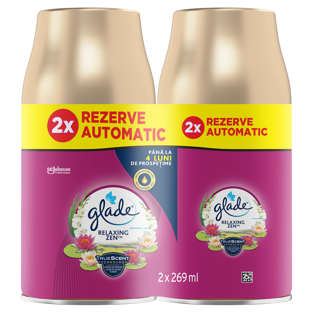 Glade Automatic Spray Rezerva Relaxing Zen 2 x 269 ml