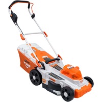 Masina de tuns gazon/iarba pe acumulator Ruris RXI3744e, 2 X 20 V, latime taiere 37 cm, inaltime taiere 25 - 75 mm, motor fara perii, functie de mulcire,sac colector 35 L, fara acumulator si incarcator in setul de livrare