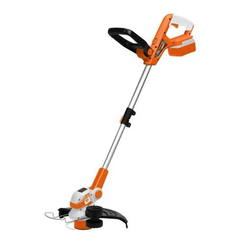 Trimmer de tuns gazon/iarba pe acumulator Ruris 2024e, 20 V, latime taiere 30 cm, protectie plante, fara acumulator si incarcator in setul de livrare